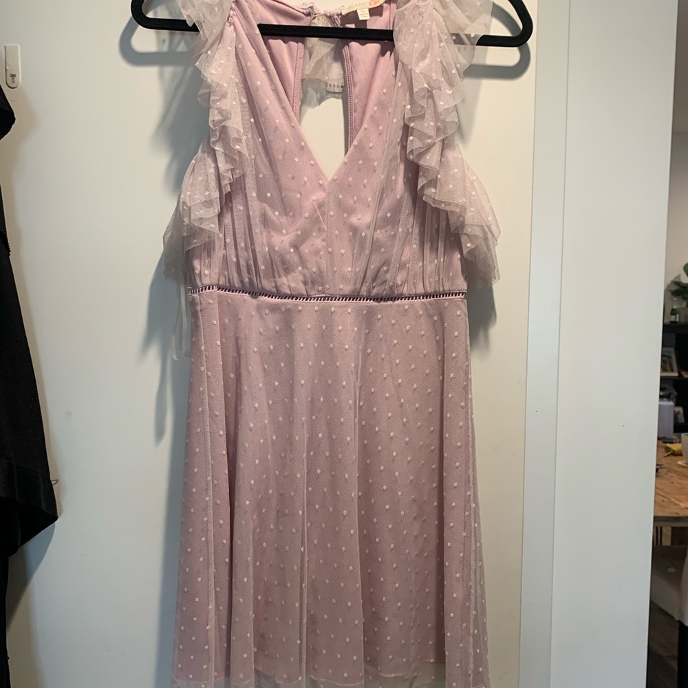 Pink wedding guest dress